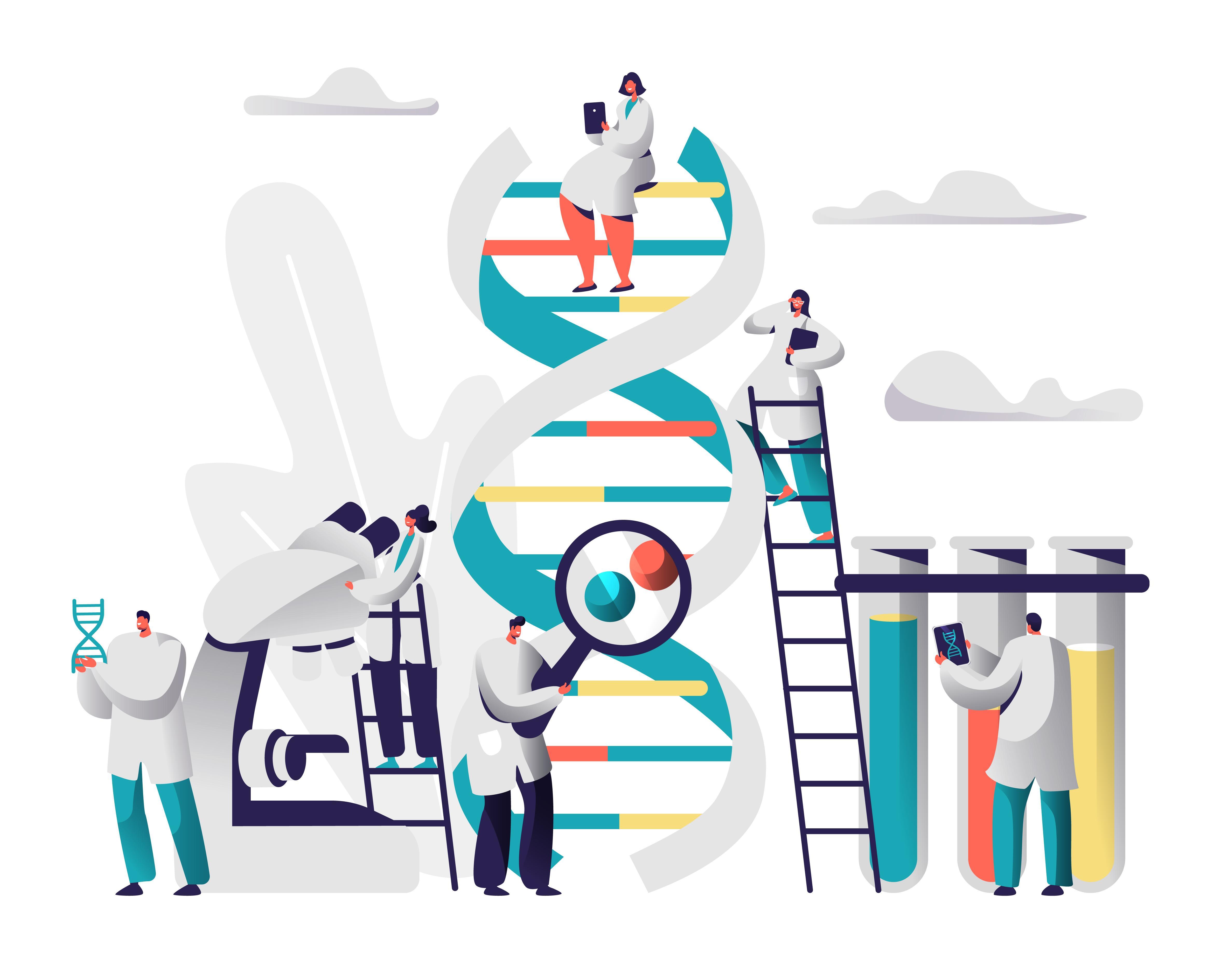 Gene Therapy Illustration