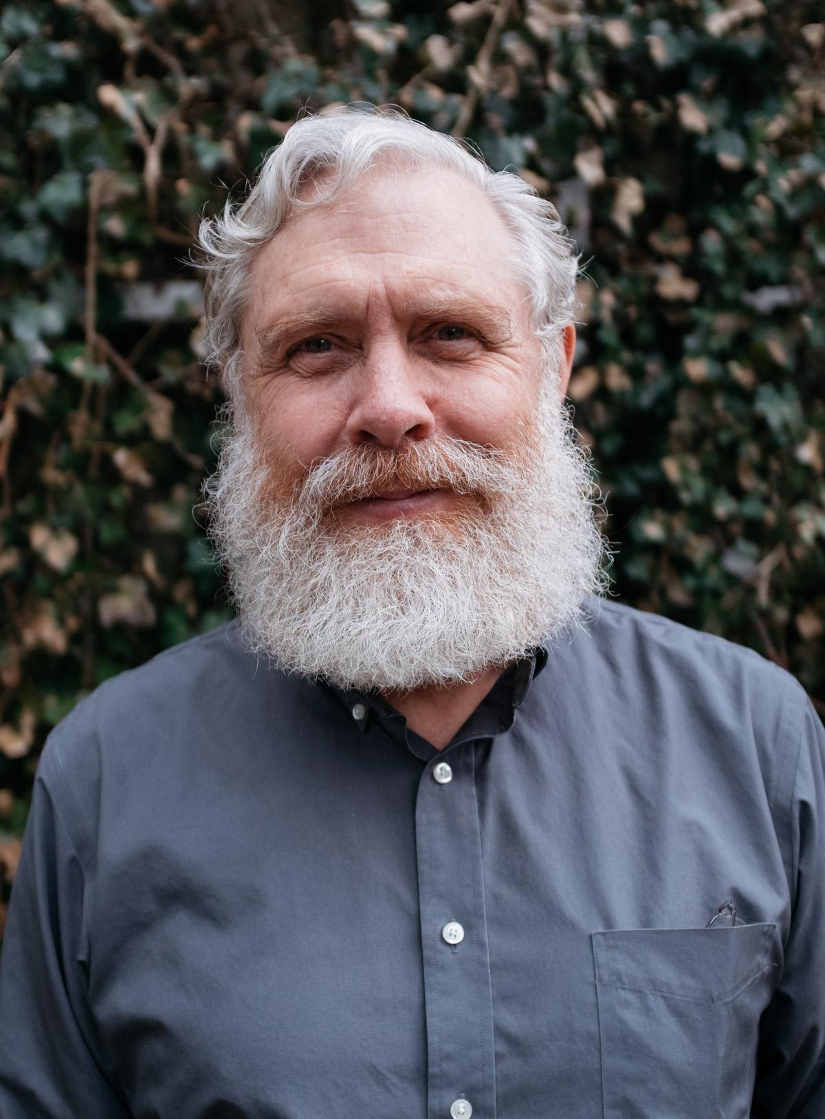 George Church - white man with white hair and large white beard