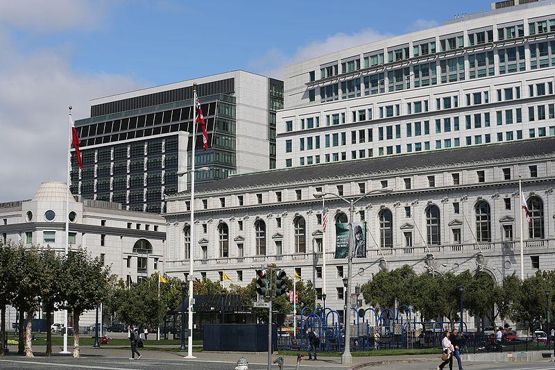 California Supreme Court building in San Francisco, CA